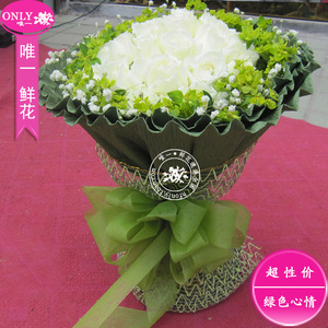 11\/19\/33朵白玫瑰鲜花速递阜阳宣城宿州合肥花