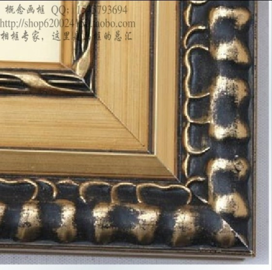 7厘米宽古铜金色背景装饰线条\/瓷砖包边画框线