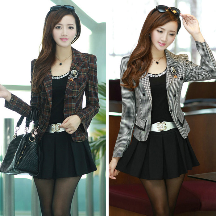 尘颜2014<em>春装</em>早春新款潮<em>职业女装</em>春秋装ol<em>搭配</em>