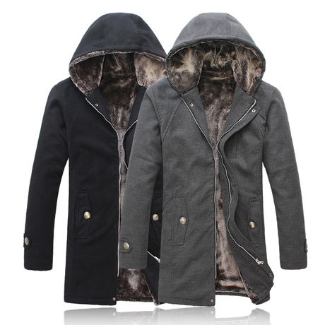 探路者服饰专营店】新款 男士加厚保暖<em>毛昵</em>大