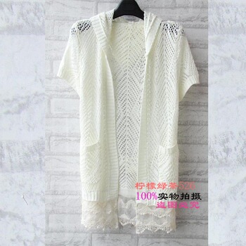 针织开衫搭配_包邮2013薄<em>女春秋</em>薄<em>长款</em>开衫镂