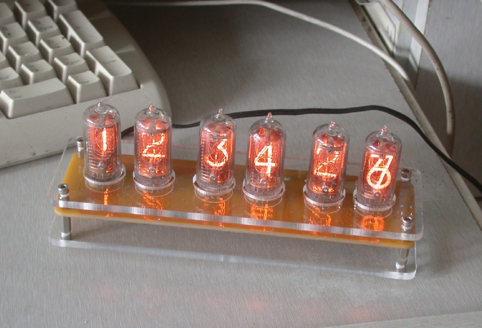 qs18-12 6位 辉光管 时钟 数字钟 nixie clock diy 定制 金龙版