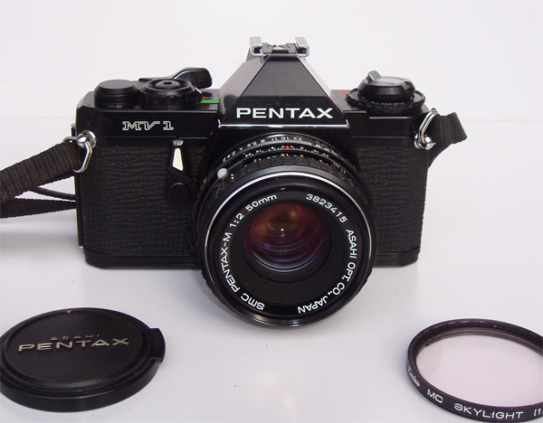 日本原装宾德 pentax mv1 胶片胶卷单反镜头 机身已出