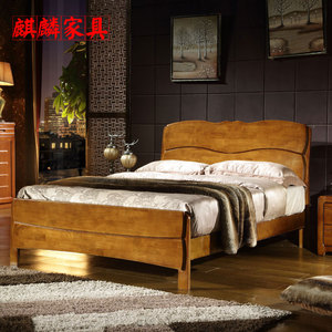 实木单人床1.2米小床成人床儿童床橡木床1米2