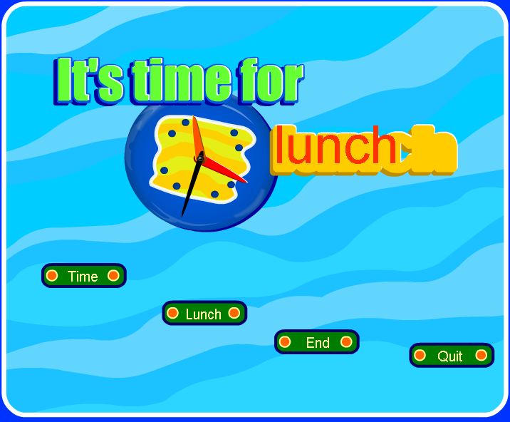 英语flash课件《It's time for lunch》|一淘网优惠