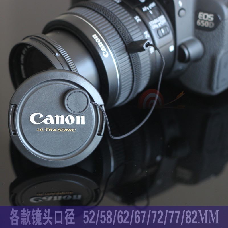 50d500d 58mm 18-55单反相机镜头盖防丢绳|一