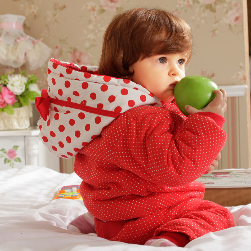 婴幼儿服装冬装宝宝衣服0-1岁女童装红色过年