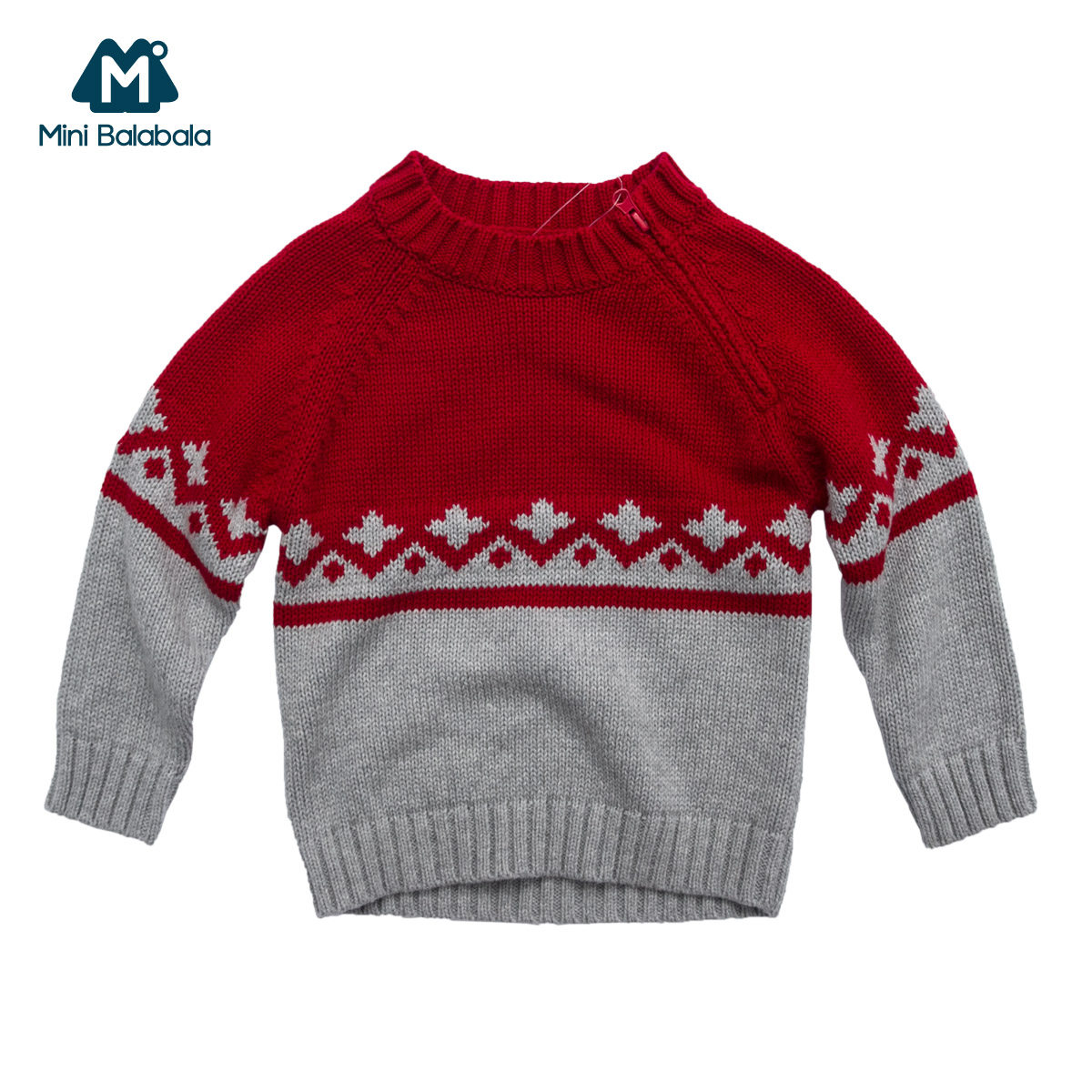 迷你巴拉巴拉 男<em>幼童</em>宝宝<em>毛衣</em> 童装宝宝毛衫外