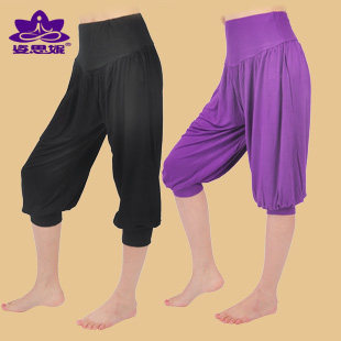 芭雅瑜伽服瑜伽裤特价莫代尔夏季<em>女中短裤</em>七分