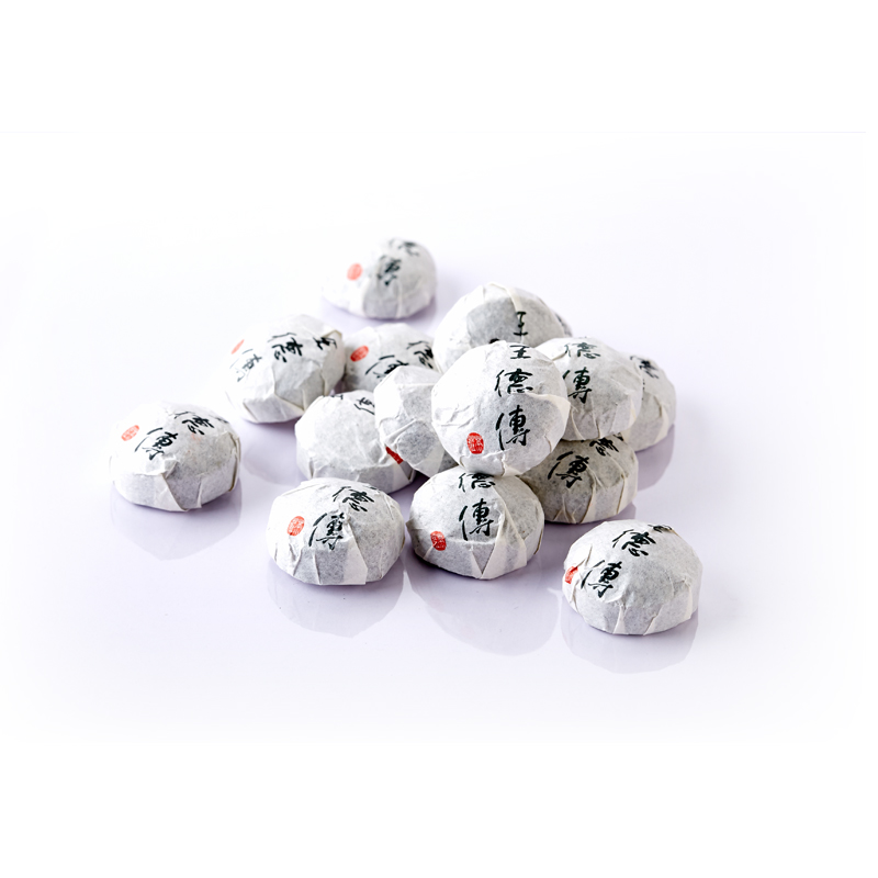 王德传茶庄 2012年黑制普洱5g小沱茶40入(颗