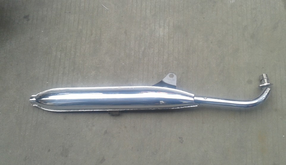 嘉陵 复古 嘉陵70 JH70 消音器 鱼雷排气管 金城