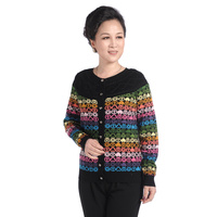 <em>春竹羊毛</em>衫秋冬新款 女士拉链<em>开衫</em>中老年妈妈