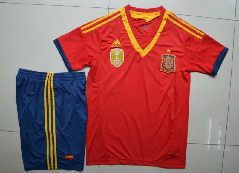 13-14 联合会杯球衣 西班牙 球衣 足球队服 训练