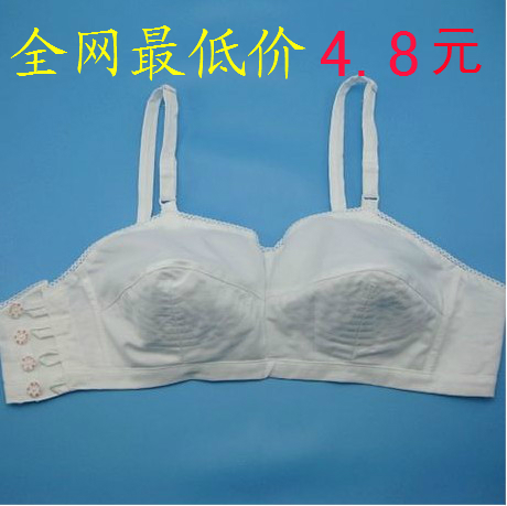 上海古今式纯棉文胸母亲节中老年无钢圈侧扣全棉胸罩有加大码批发