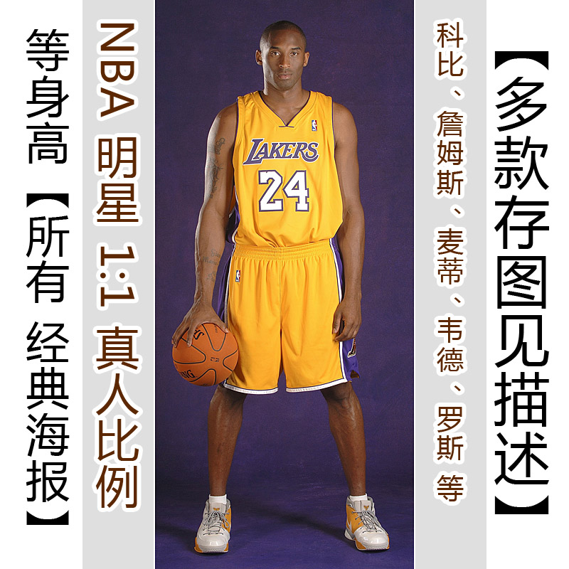 詹姆斯朗多 麦蒂麦迪 艾弗森<em>乔丹</em> 科比等<em>身高</em>真