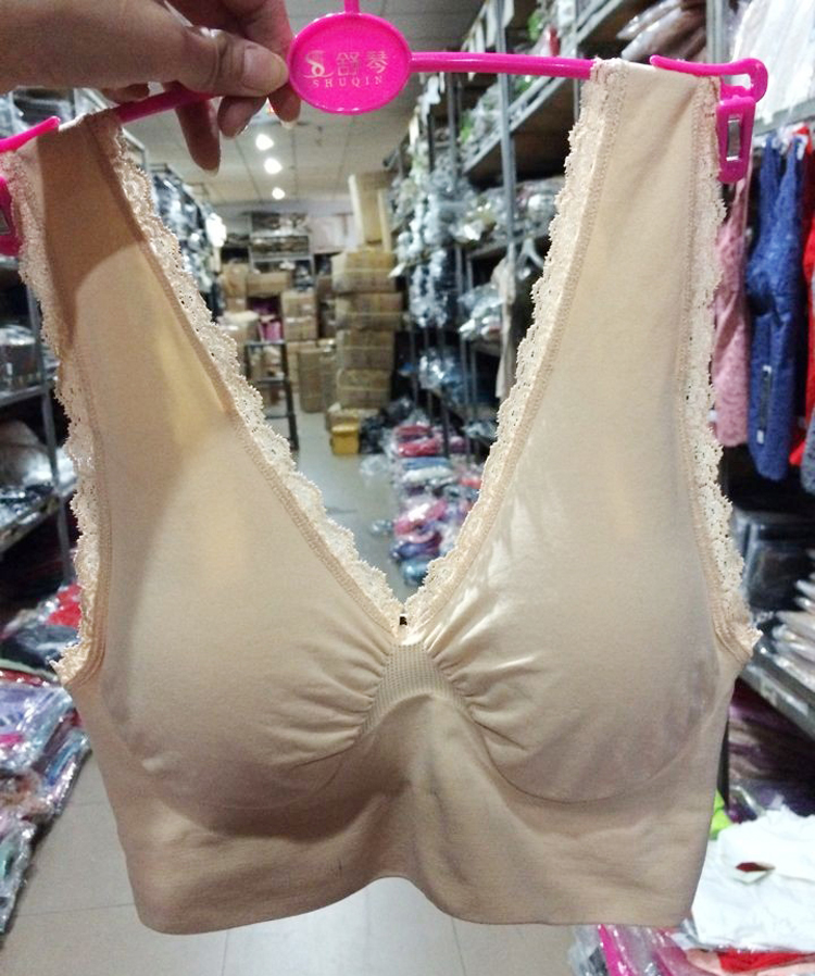 彦黛A1202<em>无钢托文胸</em>零束缚蕾丝无钢圈聚拢运