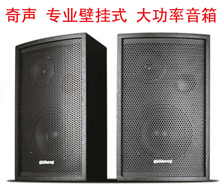 奇声hf825专业壁挂音箱 大功率书架式 会议室 工程 公共广播音箱