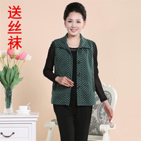 中老年<em>马甲女中年</em>女装<em>大码</em>坎肩背心外套<em>中长款</em>