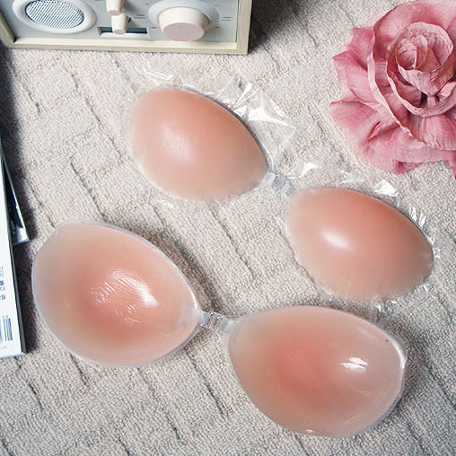 硅胶<em>文胸</em>隐形加厚<em>胸罩带</em>肩袋防走光乳贴乳房贴