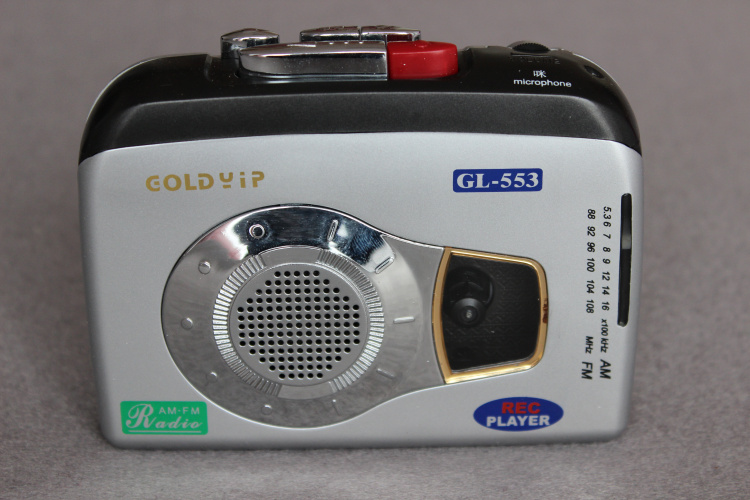 包邮金业goldyip磁带随身听 收录机 录音机 单放机 fm收音 带外放