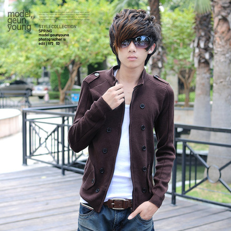 男装<em>毛衣开衫外套</em> <em>怎样织开衫毛衣外套</em>