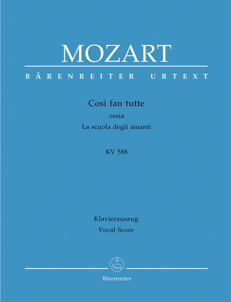 【原版乐谱】 莫扎特《<em>女人心</em>》 歌剧钢琴<em>伴奏</em>