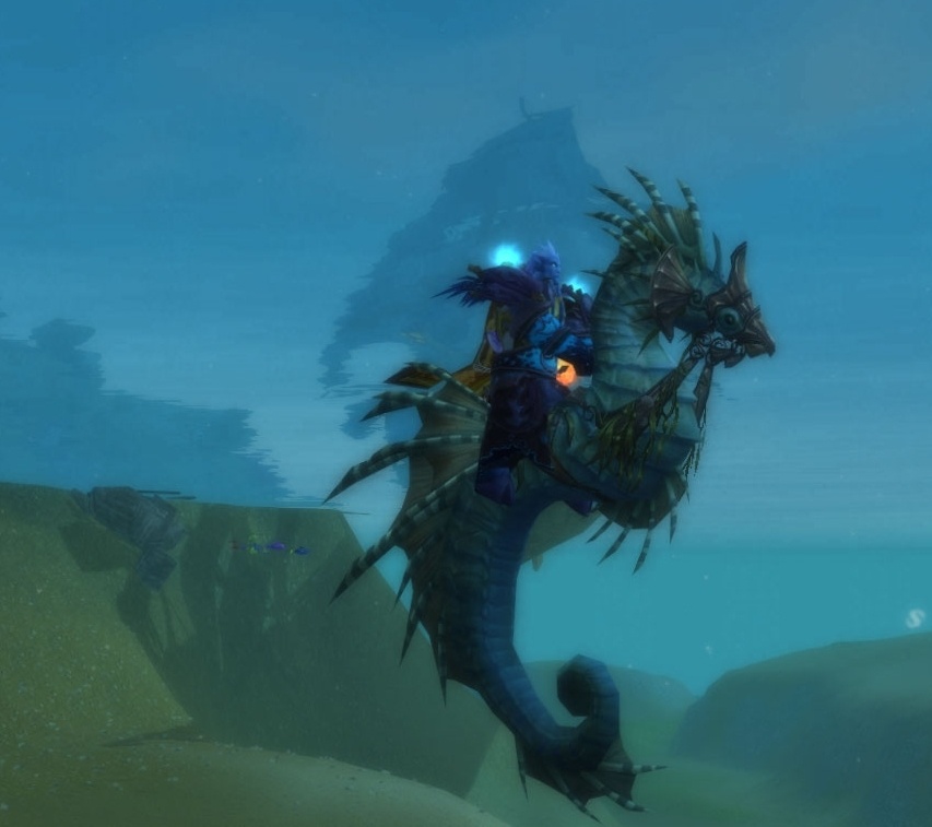 魔兽世界WOW波塞冬斯的缰绳深渊海马坐骑代