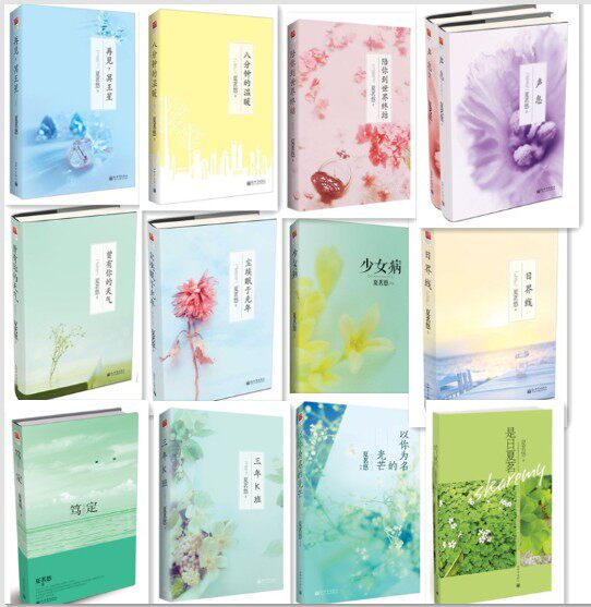 正版包邮现货<em>夏茗悠</em>作品小说新版全集全套13
