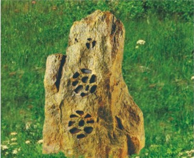 公共广播背景音乐系统室外防水防晒公园园林石