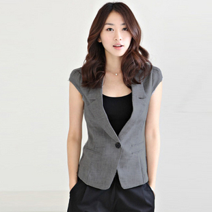 <em>马夹搭配</em>_2013春夏新款韩版<em>马甲</em>女<em>短袖</em>修身小