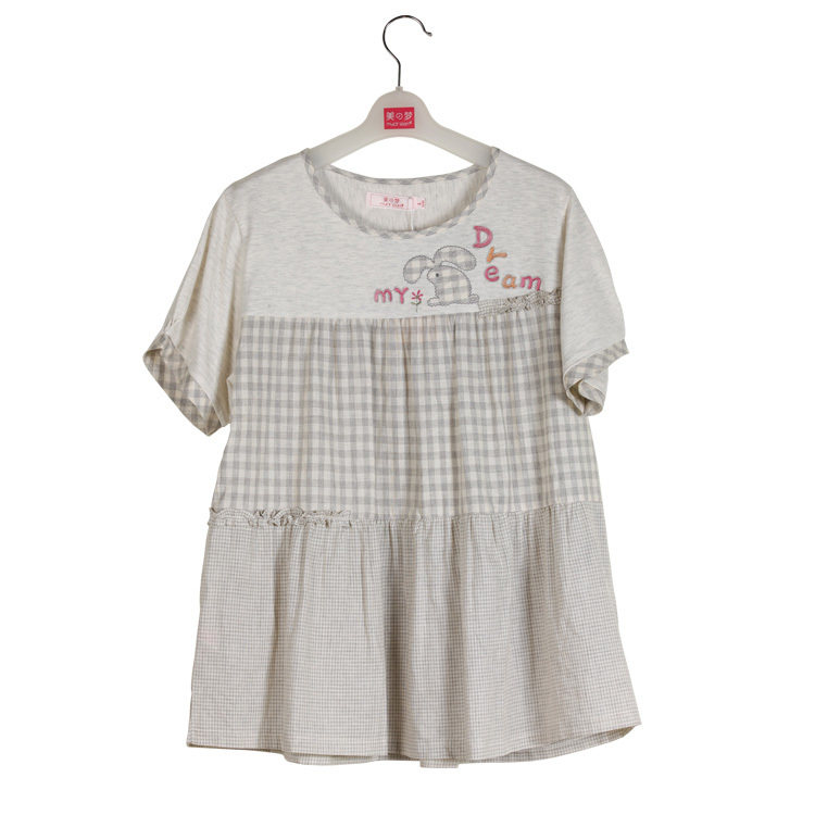 <em>美之梦睡衣</em> 夏秋新款女睡衣梭织亚麻布<em>纯棉睡</em>