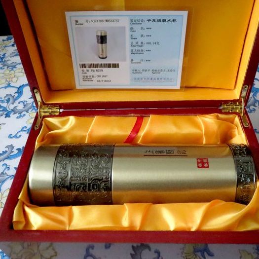 999纯银内胆水杯保健杯龙韵土豪金高档大气足银内胆礼品杯办公杯|ruв категории посуда, кубок/кубок/чайник, термос - от Buy2taobao.com для оказания профессиональной услуги покупки агента Taobao