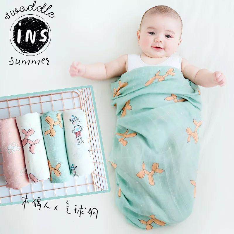 muslin婴儿纱布被子新生儿竹纤维襁褓包巾宝宝盖毯夏季薄款抱被|msdalam kategori lampin/Xihu/makan/push pelarik, beg tidur/Mat/bantal/Bedding, Memegang bayi/Selimut - dari Buy2taobao.com untuk memberikan perkhidmatan ejen Taobao profesional membeli