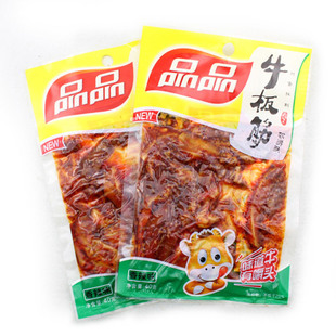  四川特产零食品小吃 品品牛板筋 香辣味 40g