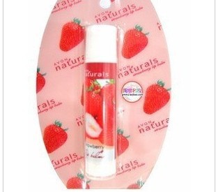 Avon Yingze Strawberry Lip Balm 4g gram natural Moisture Ingredient Sweet and non greasy Special offerin the Skin Care/Body/Essential oils , Lip Care (New) , Lip Balm category - from Buy2taobao.com to provide professional Taobao agent buy service