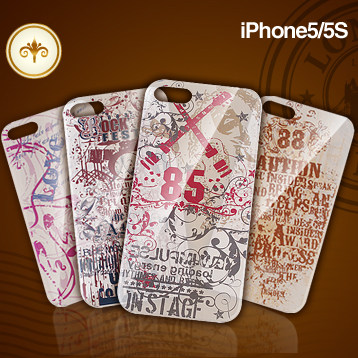 杰扬iphone5手机壳苹果5手机套iphone 5s保护套欧式涂鸦超薄外壳