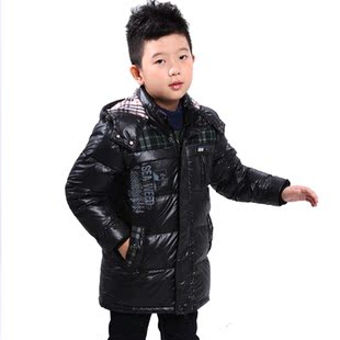  新年特供 童装儿童羽绒服男童冬装新款中长款韩版羽绒服风衣外套