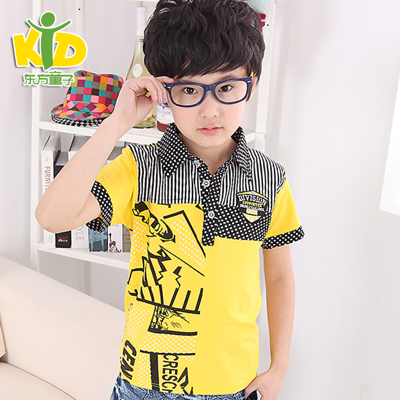 儿童t恤潮中大童短袖...