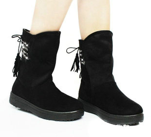  清仓包邮老北京布鞋女靴 靴子冬季平跟厚底女棉靴居家棉鞋雪地靴