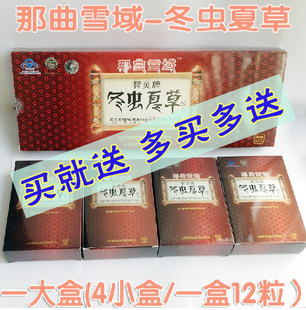 专柜正品 西藏那曲雪域冬虫夏草胶丸礼盒胶囊4送1 防伪包邮