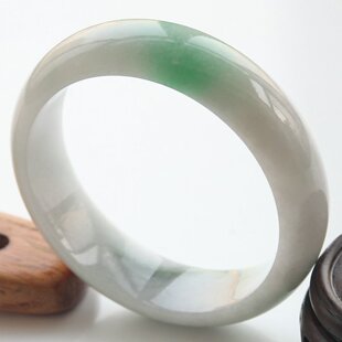  正品御宝琳 翡翠手镯a货带证 冰种阳绿飘花老坑缅甸玉手镯 特价中