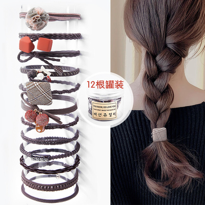 头绳女韩版可爱皮筋扎头发圈高弹力皮套简约韩国发绳头饰手链两用