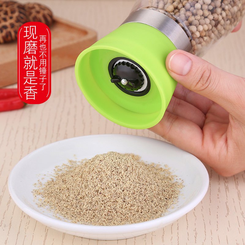 手动玻璃研磨器花椒黑胡椒研磨瓶烧烤调料瓶家用芝麻胡椒粉研磨器在类目 厨房/烹饪用具, 厨用小工具/厨房储物, 储物瓶罐/厨房储物器皿, 调味瓶罐中 - 来自Buy2taobao.com提供专业的淘宝代购服务