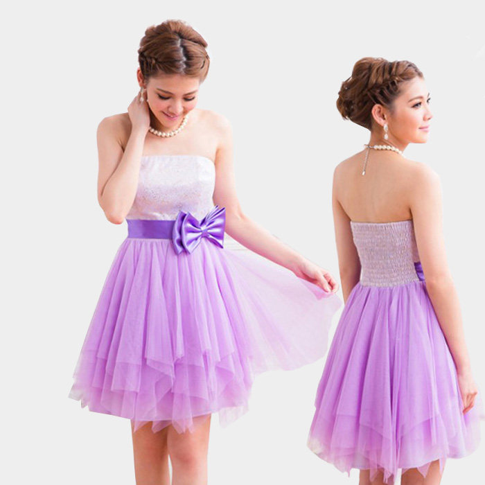 晚礼服短款修身包臀性感深V领露背小礼服裙打