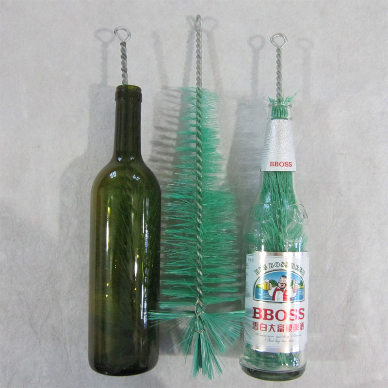红酒瓶刷子 葡萄酒瓶啤酒瓶毛刷 自酿酒用玻璃瓶尼龙刷子