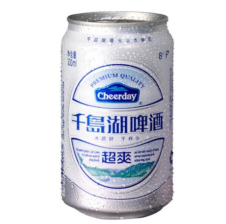 千岛湖啤酒 超爽 330ml*24听 易拉罐 杭州特产