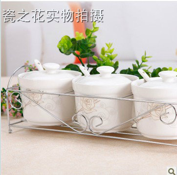 景德镇陶瓷 调味罐套装 厨房用具 3件套 欧式陶瓷调味盒 永恒玫瑰在类目 厨房/烹饪用具, 厨用小工具/厨房储物, 储物瓶罐/厨房储物器皿, 调味瓶罐中 - 来自Buy2taobao.com提供专业的淘宝代购服务