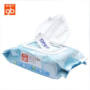 韩国保宁B&B婴儿专用牙洁巾口腔护理湿巾30