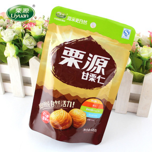  栗源甘栗仁新鲜野生栗子板栗 甘栗仁 68g 年货零食品