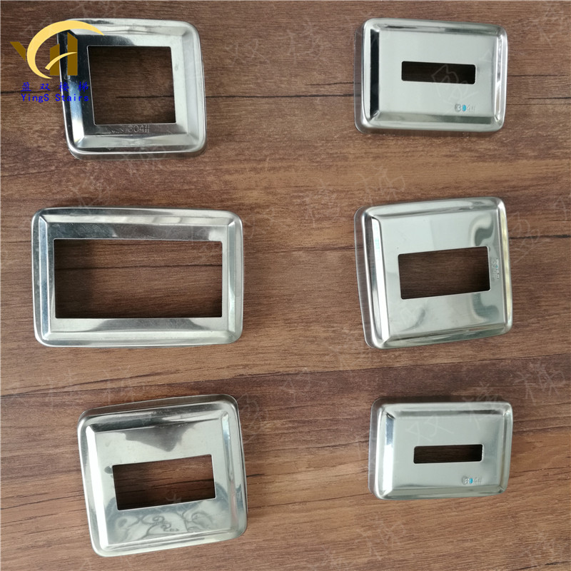 304 Boutique Stainless steel pipe Decorative cover Cover to hide the ugly stairs Handrail Column Decorative cover Rectangular coverin the Basic building materials , Accessories Area , Glass Accessories , Glass nail category - from Buy2taobao.com to provide professional Taobao agent buy service